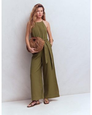 Boden Doppeltuch-Jumpsuit - Grün