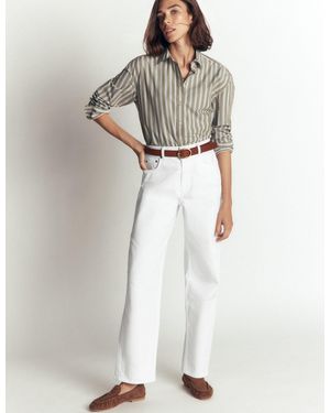 Boden Barrel-Jeans - Weiß