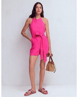 Boden Doppeltuch-Jumpsuit - Pink