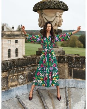 Boden Maeve Hemdblusenkleid Für Besondere Anlässe - Mettallic