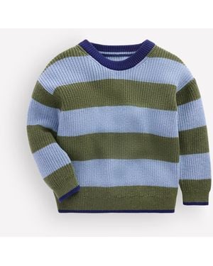 Boden Grob Gestrickter Baumwollpullover - Grau