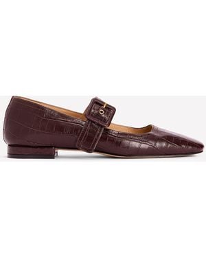 Boden Vic Mary Janes Mit Geformter Spitze - Braun
