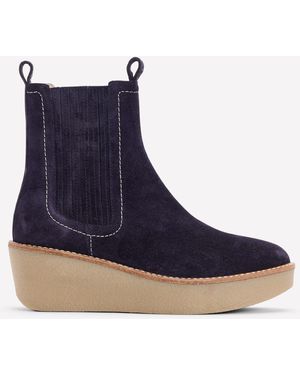 Boden Stiefeletten Mit Plateauabsatz - Blau