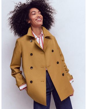 Boden Ausgestellter Trenchcoat Mit Herz-Bunt, Stroh - Blau