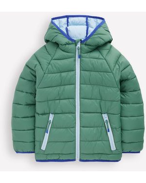 Boden Doudoune Repliable-Vert Et Bleu