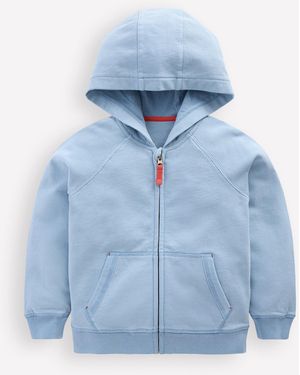 Boden Stückgefärbte Kapuzenjacke - Blau