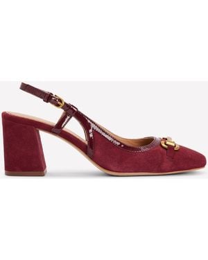 Boden Iris Absatzschuhe Mit Trensendetail Und Fersenriemen - Rot