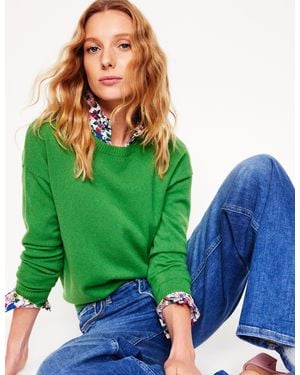 Boden Pull Lydia En Cachemire- Paradis - Vert