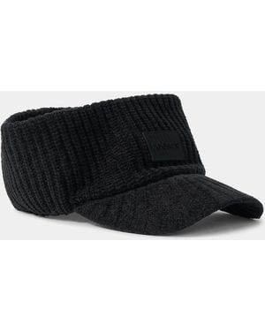 Bogner Tessie Knitted Visor For - Black