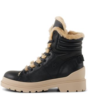 Bogner Mid Boots St.moritz With Spikes - Black