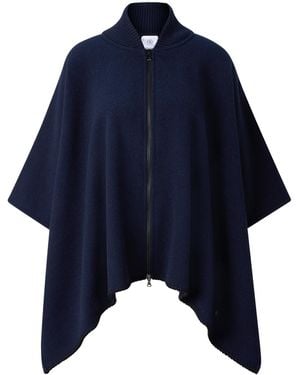 Bogner Nellie Wool Mix Poncho - Blue