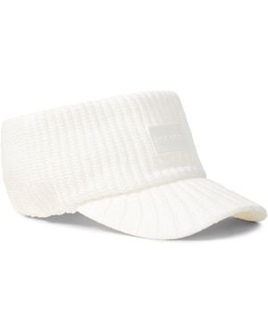 Bogner Tessie Knitted Visor - White