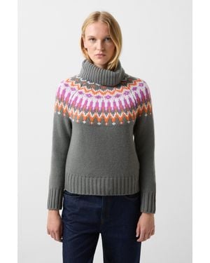 Bogner Norwegian Sweater Ingrid For - Gray