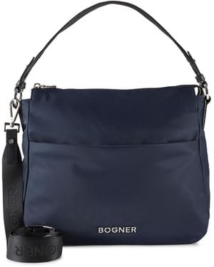 Bogner Klosters Isalie Hobo Bag In Navy Blue