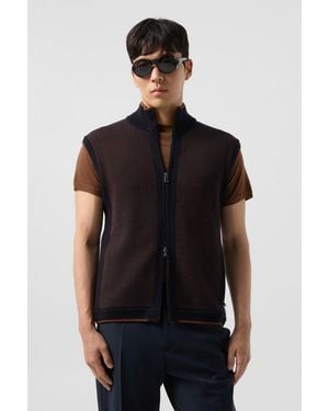 Bogner Enzo Knitted Vest - Black