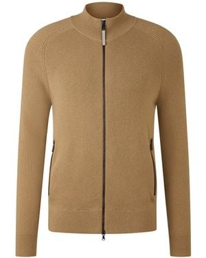 Bogner Dexter Knit Jacket For - Natural