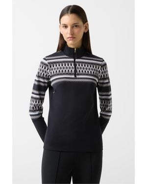 Bogner Jacquard First Layer Jelissa - Black