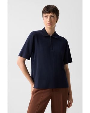 Bogner Maureen Virgin Wool Polo Shirt - Blue