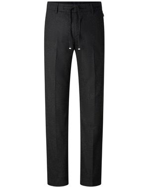 Bogner Riley Business Wool Mix Trousers For - Black