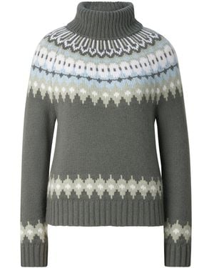 Bogner Kaschmir-Norweger-Pullover Ingrid Für Damen - Grau