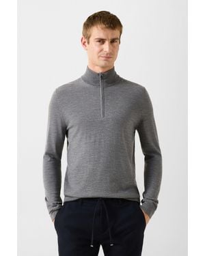 Bogner Ouri Virgin Wool Sweater For - Gray