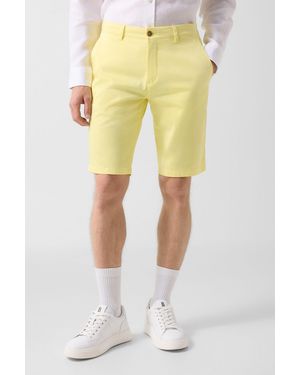 Bogner Miami Cotton Shorts For - Yellow