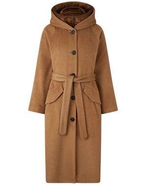 Bogner Runa Wool Coat For - Brown