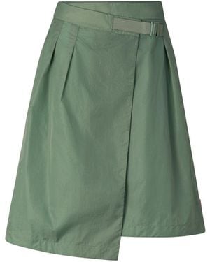 Bogner Fire + Ice Wrap Skirt Tela - Green