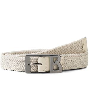 Bogner Braided Belt Melly - White