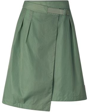 Bogner Fire + Ice Wrap Skirt Tela - Green