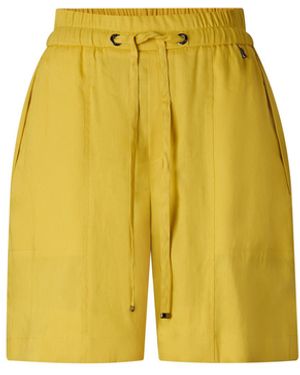 Bogner Linen Blend Shorts Carmel - Yellow