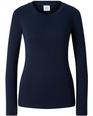 Bogner Baumwoll-Longsleeve Nikini Für Damen - Blau