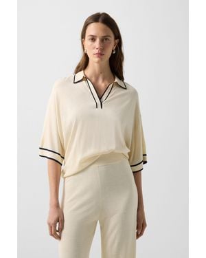 Bogner Knitted Shirt Paris - Natural
