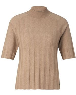 Bogner Virgin Wool Cashmere Shirt Tina - Natural