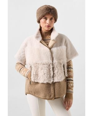 Bogner Lexy Lambskin Jacket - White