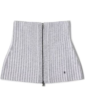 Bogner Schurwoll-Ripp-Kragen Merida Für Damen - Grau