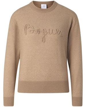 Bogner Schurwoll-Kaschmir-Pullover Tatjana - Natur