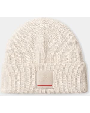 Bogner Fire + Ice Tarek Virgin Wool Blend Hat - Natural