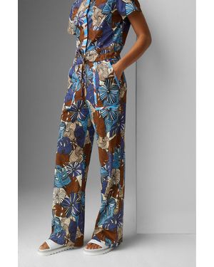 Bogner Donya Satin Trousers For - Blue