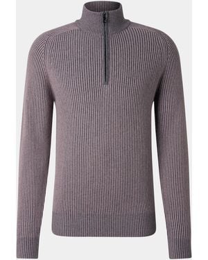 Bogner Dwayne Virgin Wool And Cashmere Turtleneck - Purple