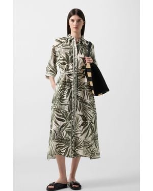 Bogner Linen Dress Catelyn - Green