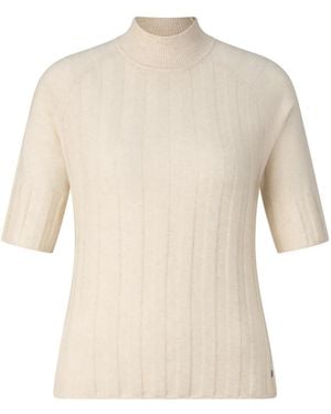 Bogner Virgin Wool Cashmere Shirt Tina - Natural