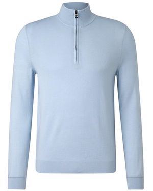 Bogner Virgin Wool Ouri Troyer For - Blue