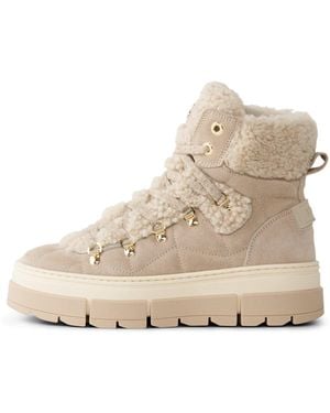 Bogner Mid Boots Vaduz With Spikes - Natural