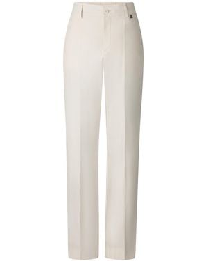 Bogner Pleated Trousers Abbie - White
