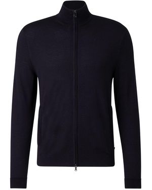 Bogner Knit Jacket Oscar For - Blue