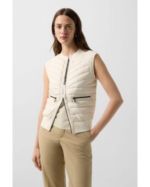 Bogner Zira Down Knitted Vest - Natural