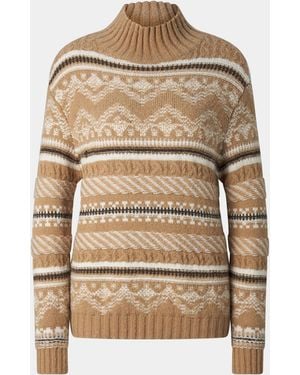 Bogner Pink Norwegian Pullover - Natural