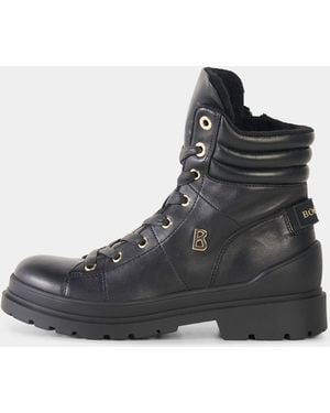 Bogner St. Moritz Lace-up Boots With Spikes - Black