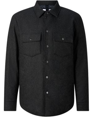 Bogner Olli Wool Mix Shirt Jacket For - Black